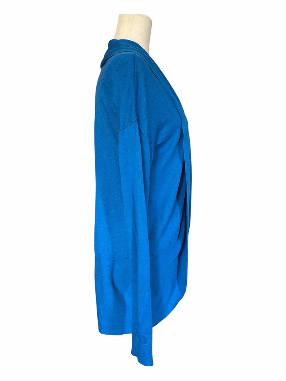 Blue Open-Front Cardigan Sweater by Worthington - Picture 3 of 6